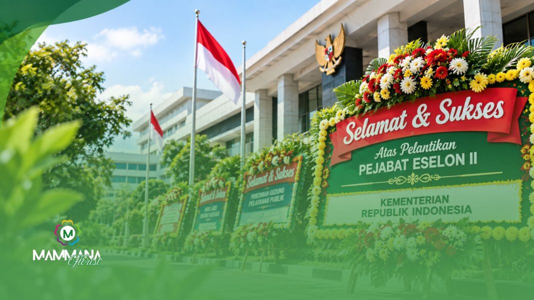 papan karangan bunga untuk instansi pemerintah